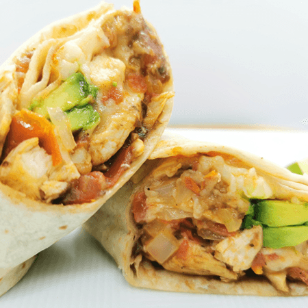 Burro de Pollo al Carbón
