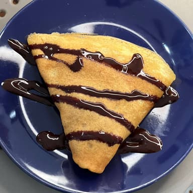 Crepa con nutella y philadelphia