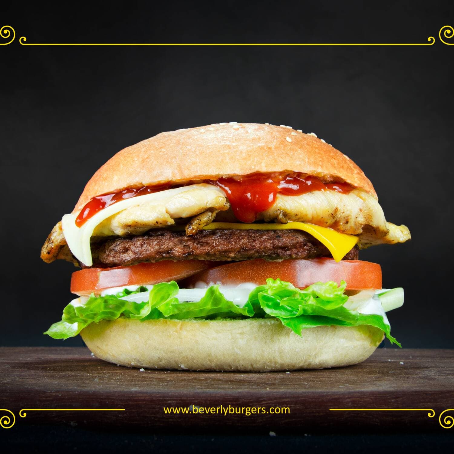 Hamburguesa Carne + Filete
