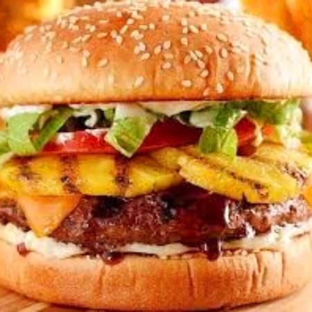 Hamburguesa Hawaiana + Papas