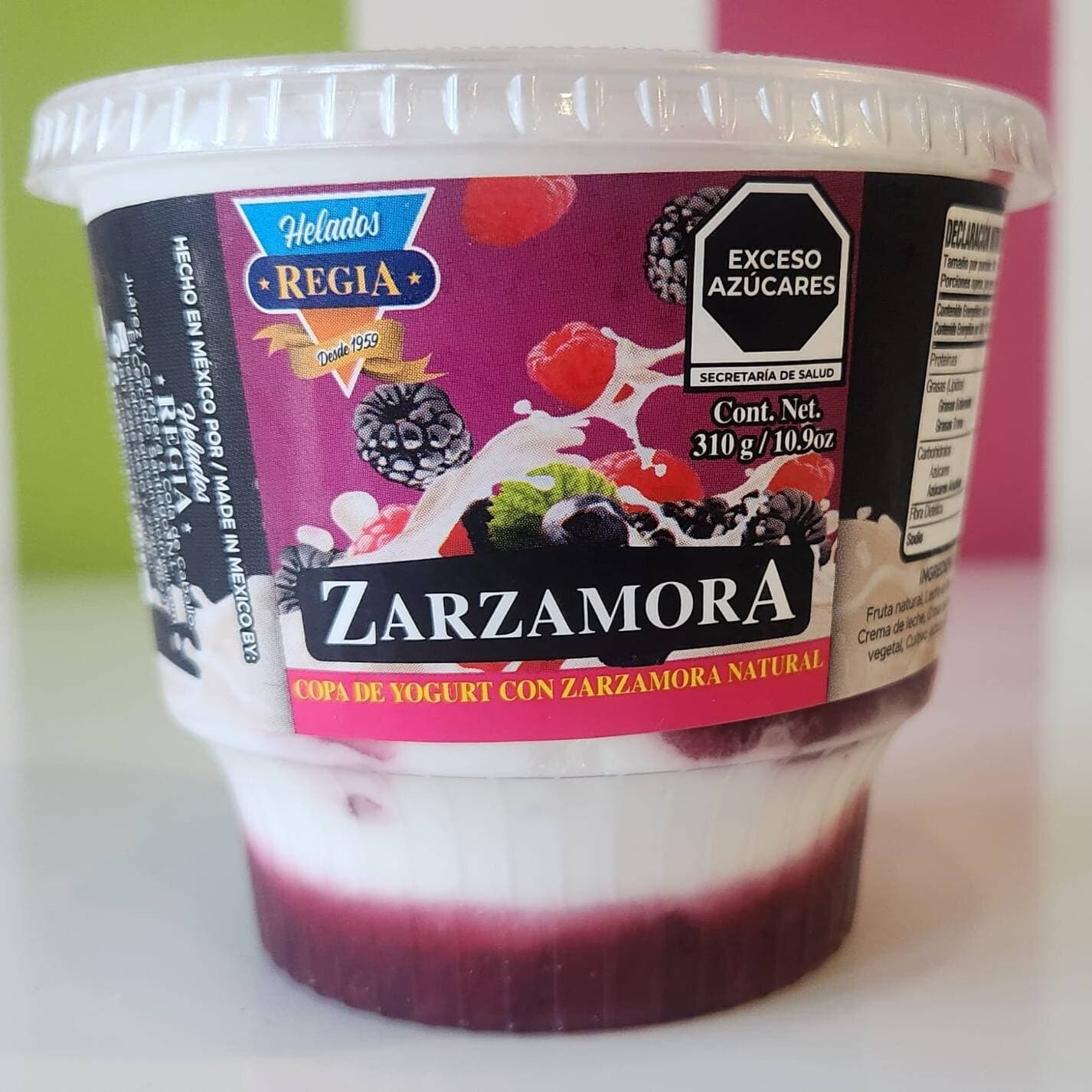 Copa de Yogurt Zarzamora