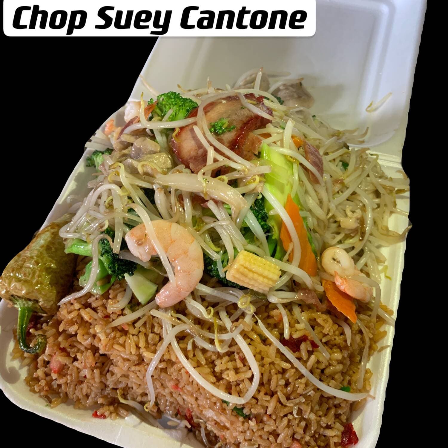 Lunch 26 chow mein de res