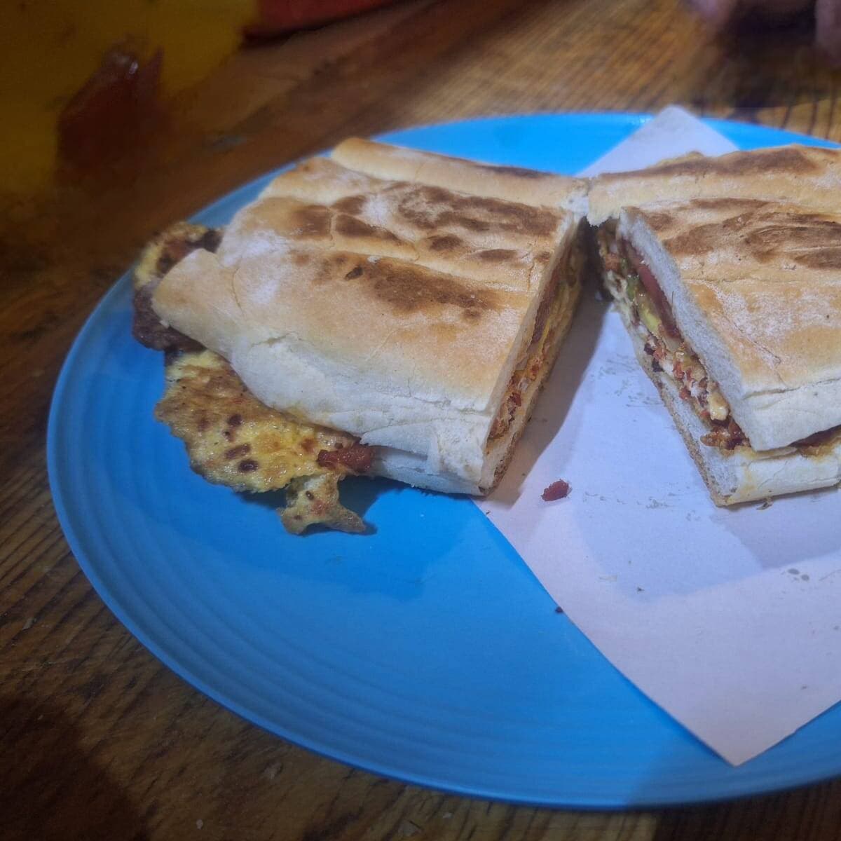 Torta de Chorizo con Huevo