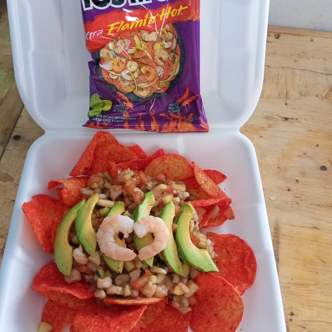 TOSTICEVICHE  ( TOSTITOS MORADOS)