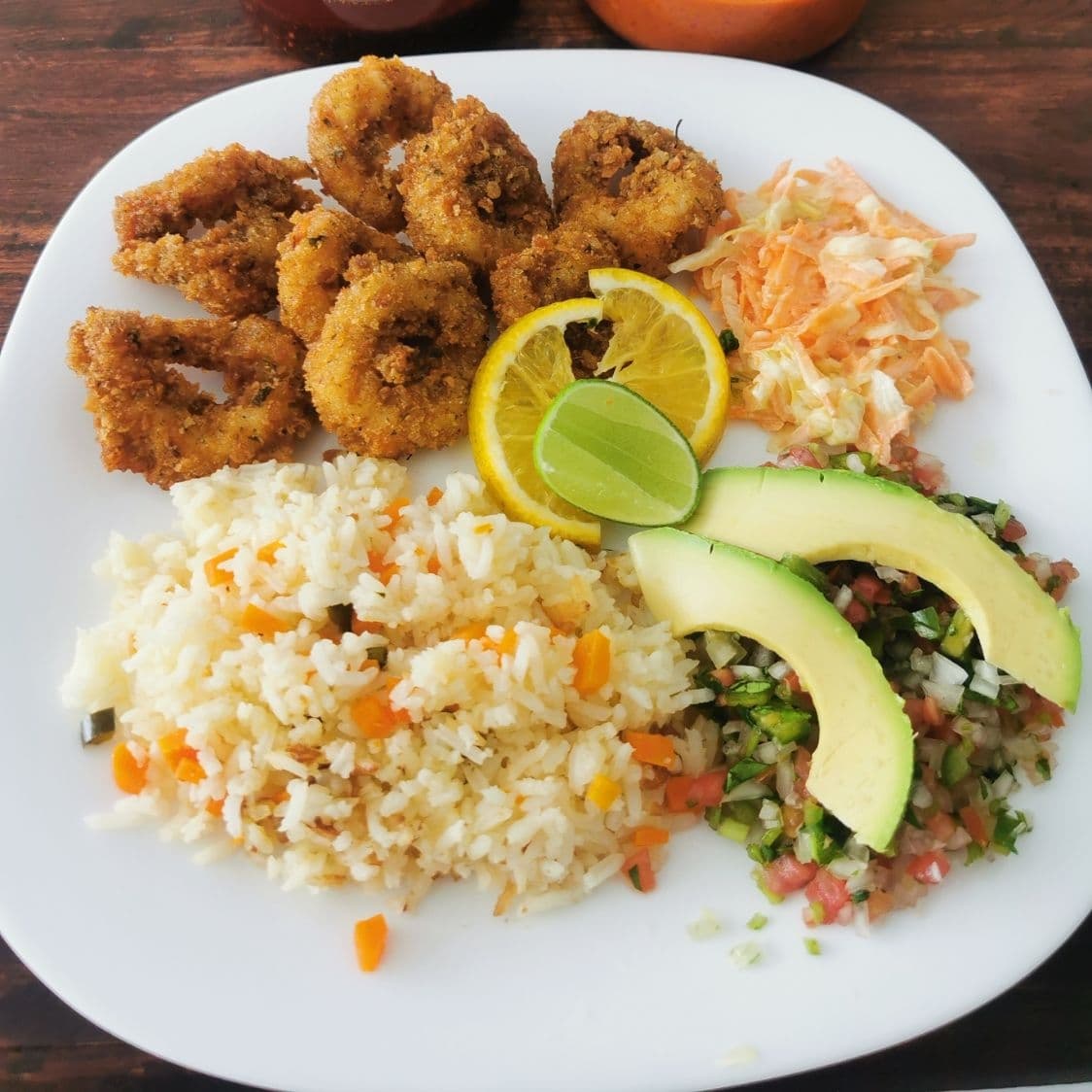 Camarones empanizados