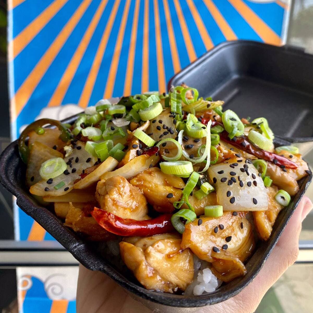 Spicey Teriyaki de pollo