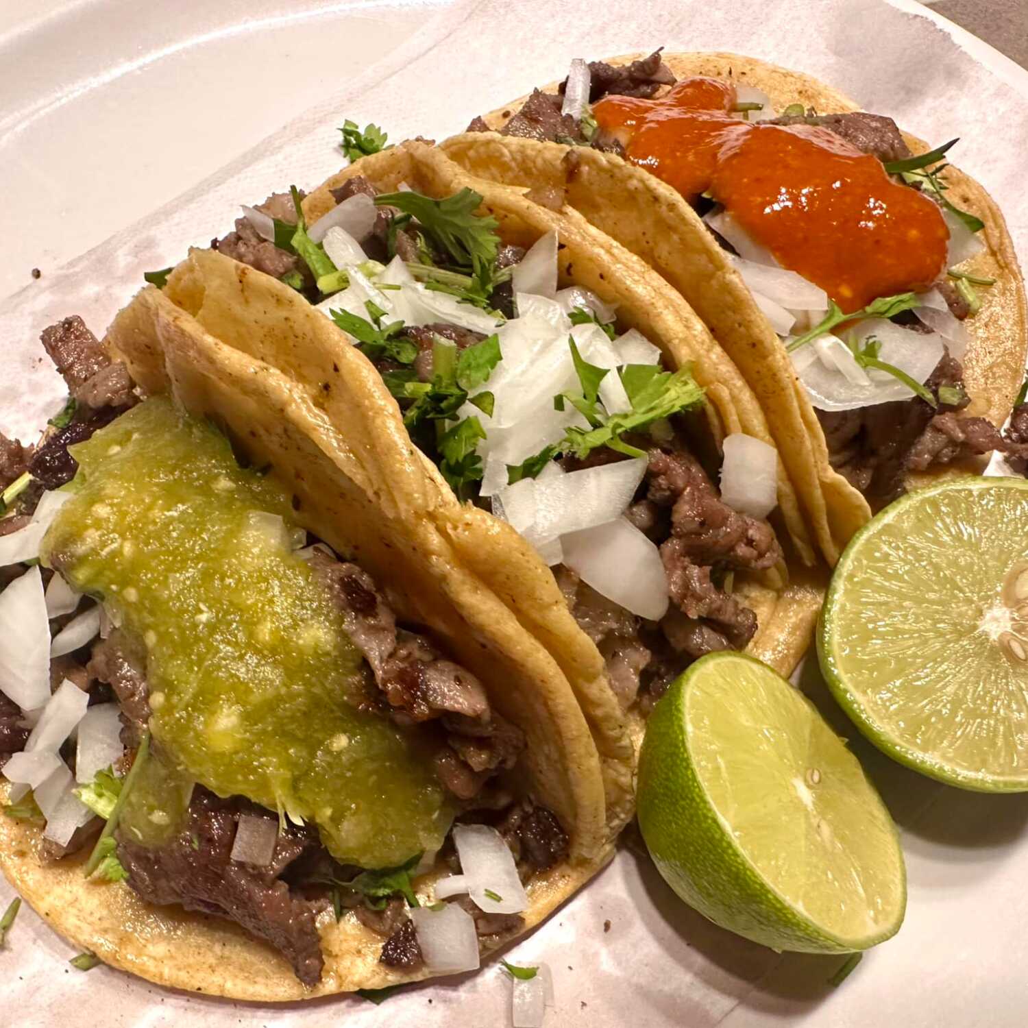 10 TACOS DE BISTEC