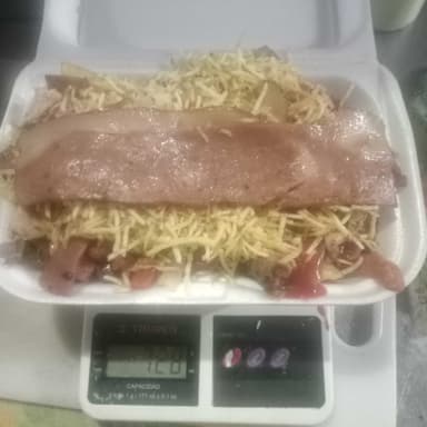salchipapas especial con tocineta
