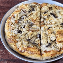 pizza personal hawaiana pollo con borde + gaseosa