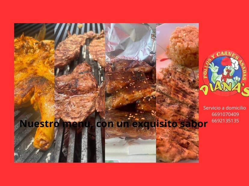Pollos y carnes asadas Diana’s