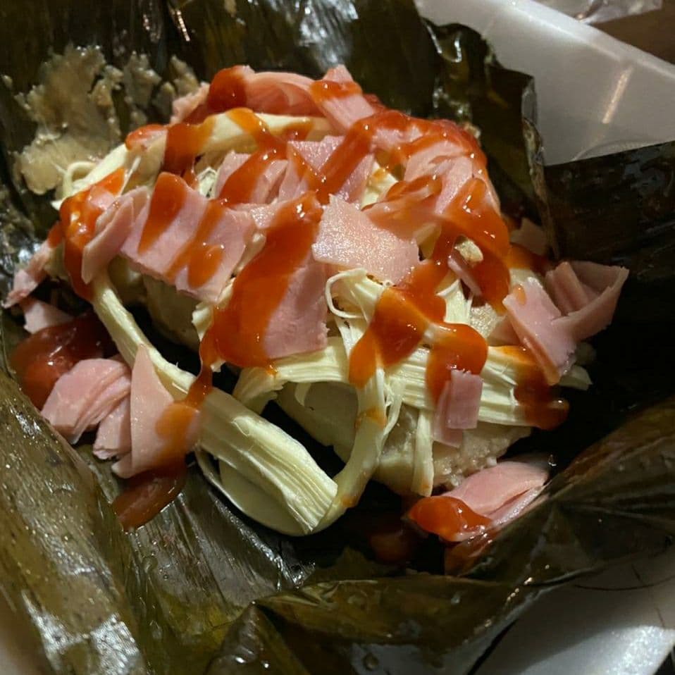 Tamal de masa preparado