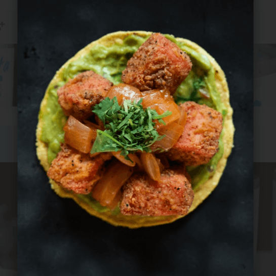 Tostada Carnitas de atun