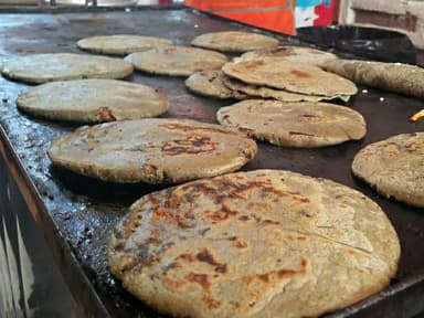 Gordita de Migaja con Champiñones