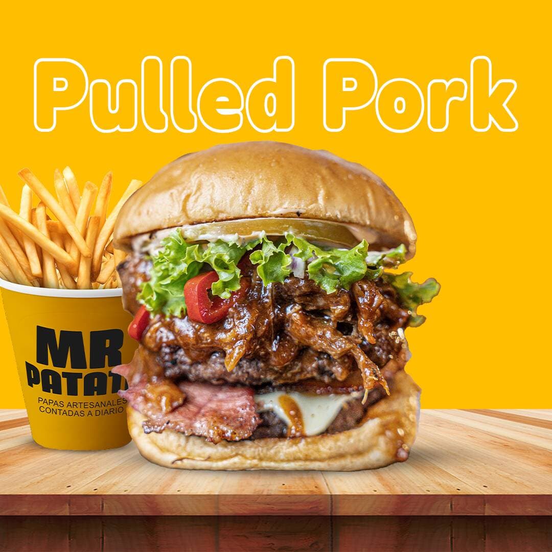 Mr Pulled Pork (Incluye Papas)
