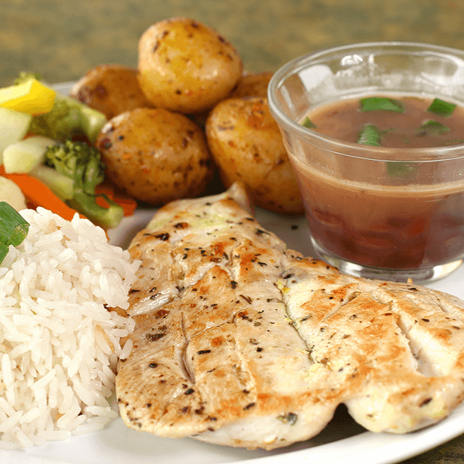 Casadito con Filete de Pollo a la Plancha