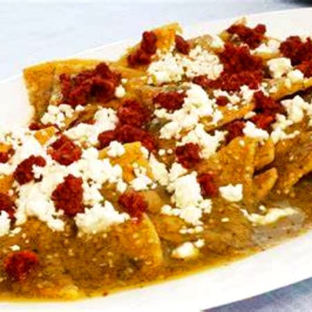 chilaquiles  Con Longaniza