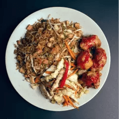 Arroz Chino + Chopsuey + Croquetas Pollo