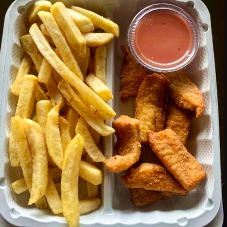 Dedos de Pescado con papas