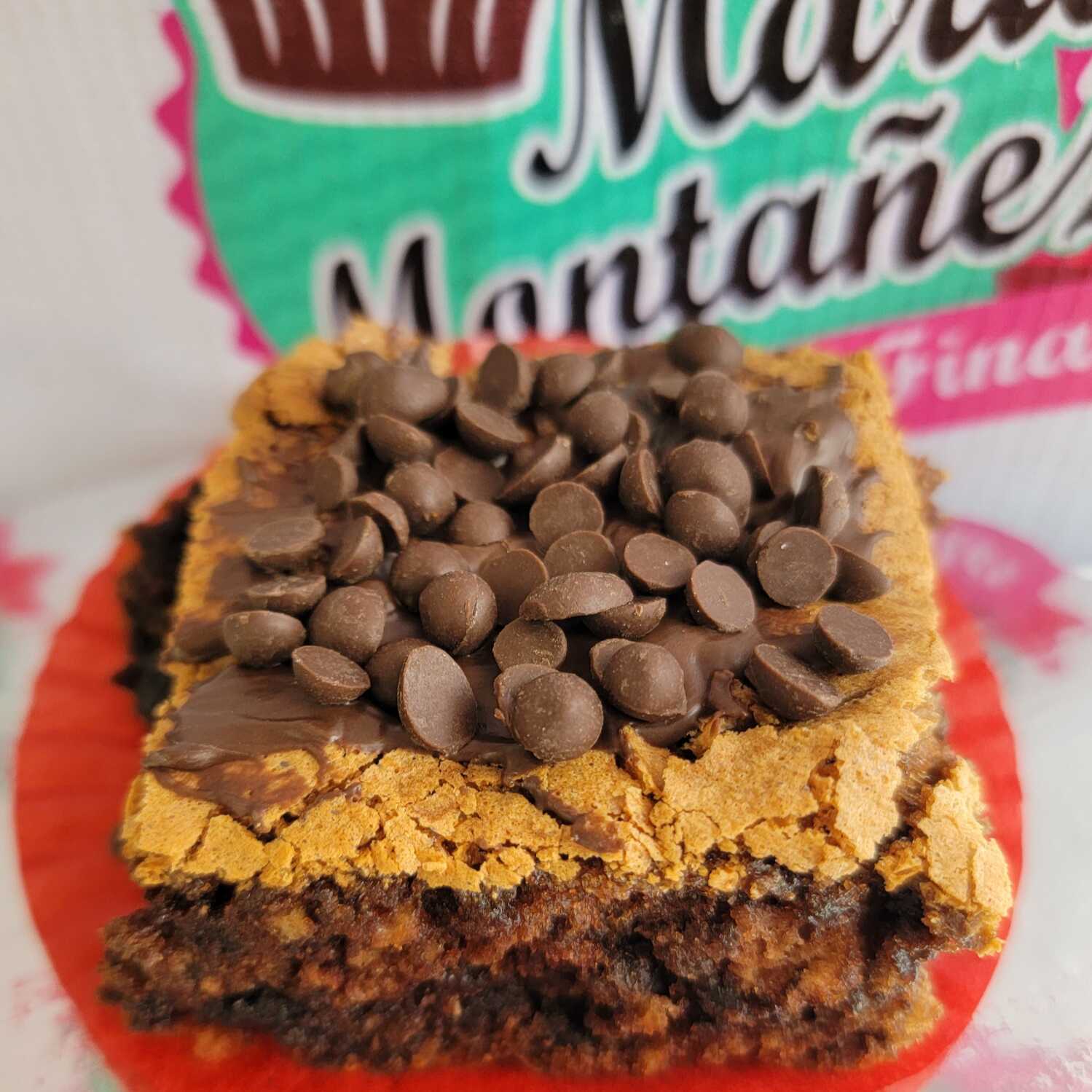 Brownie de Chispas de Chocolate