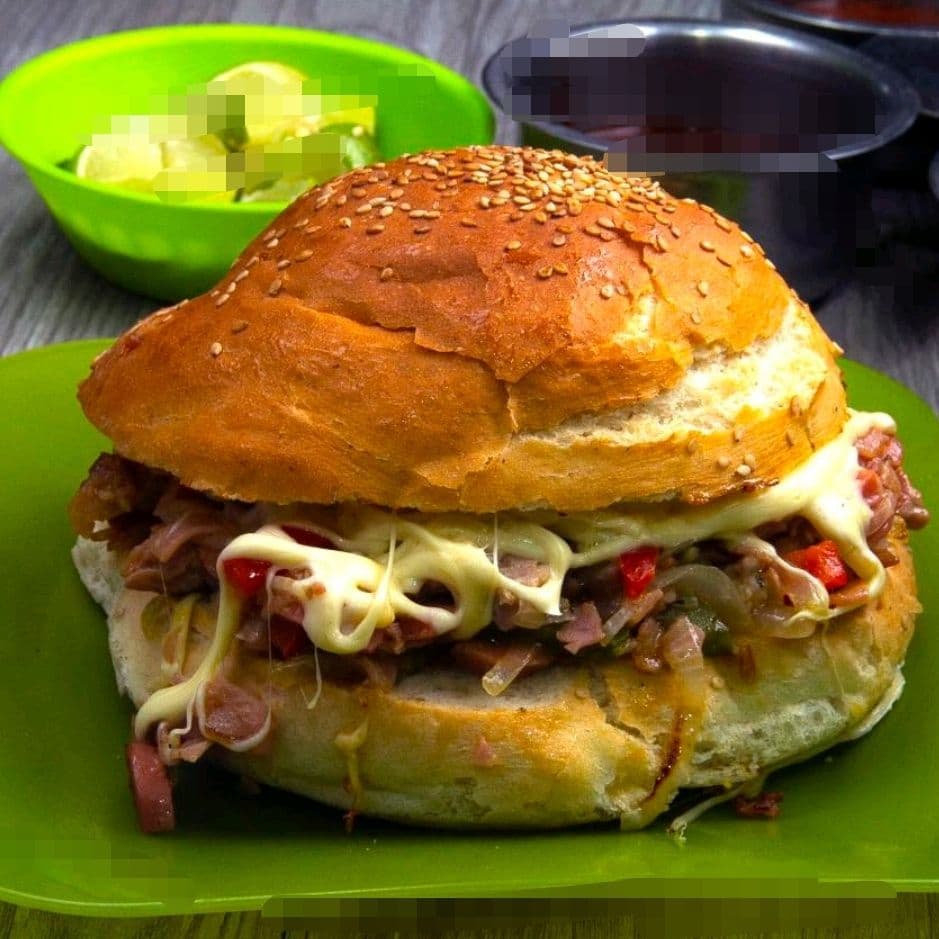 Cemita Con Queso Árabe o al Pastor