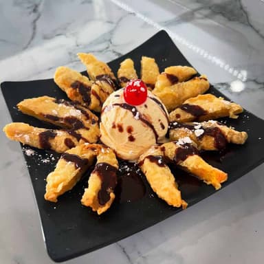 Plátanos tempura