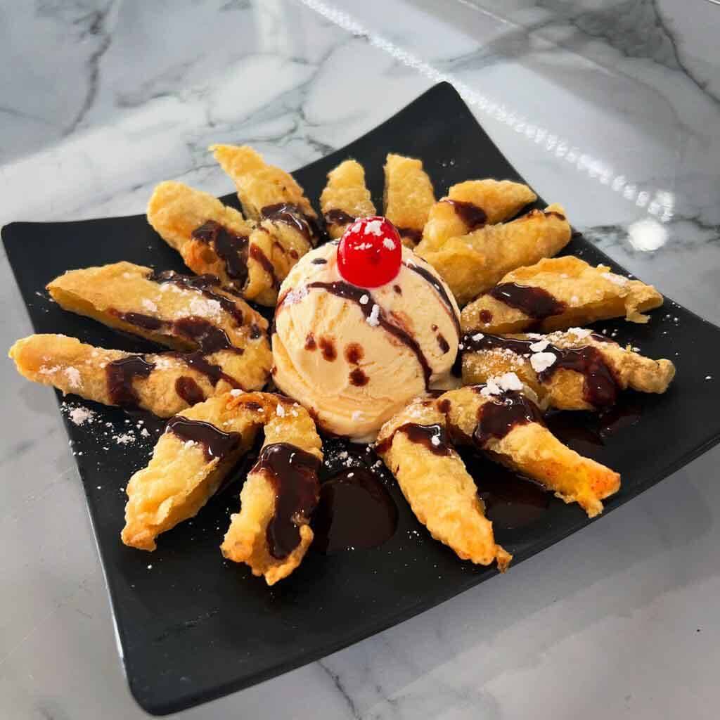 Plátanos tempura