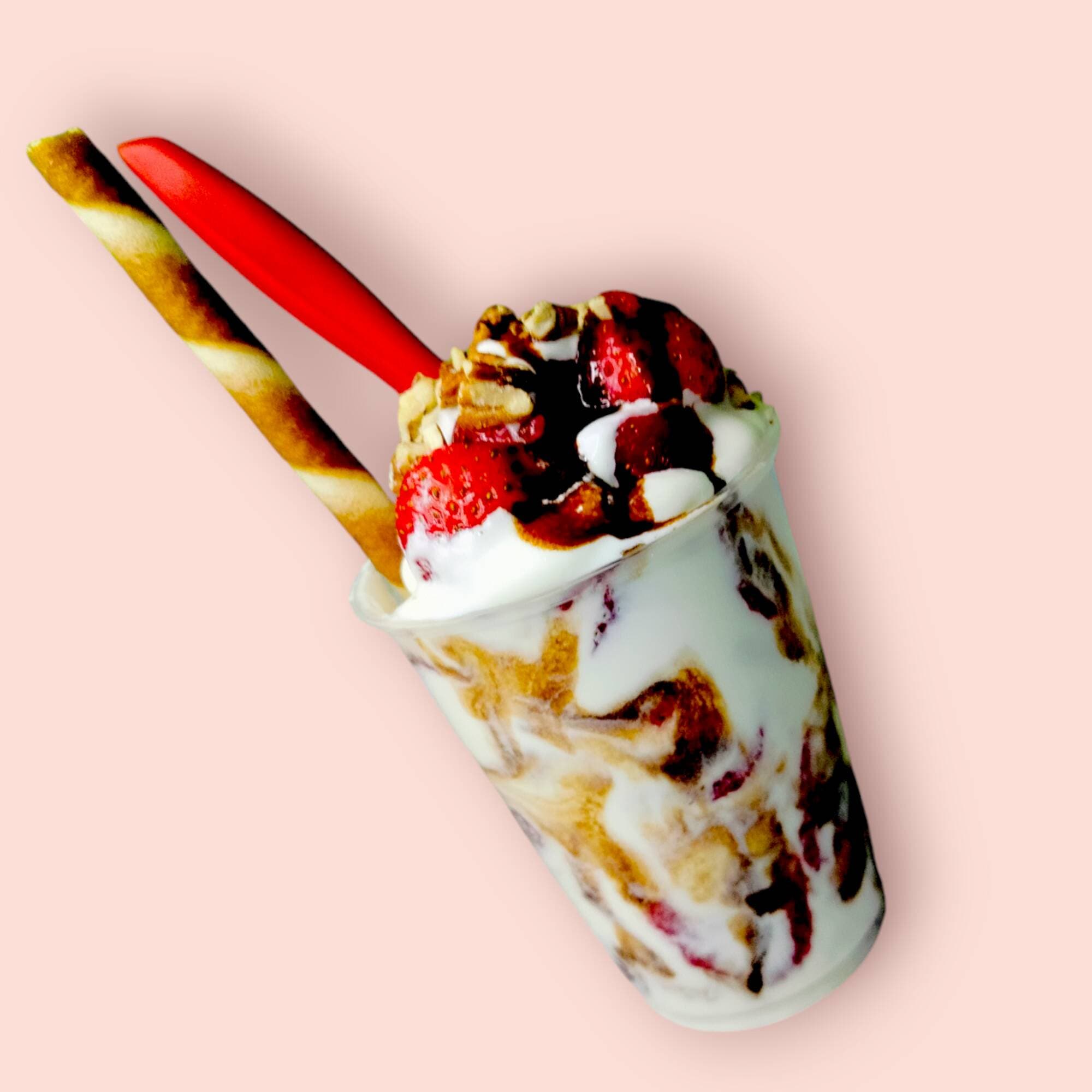 Frutas con Crema Mediano