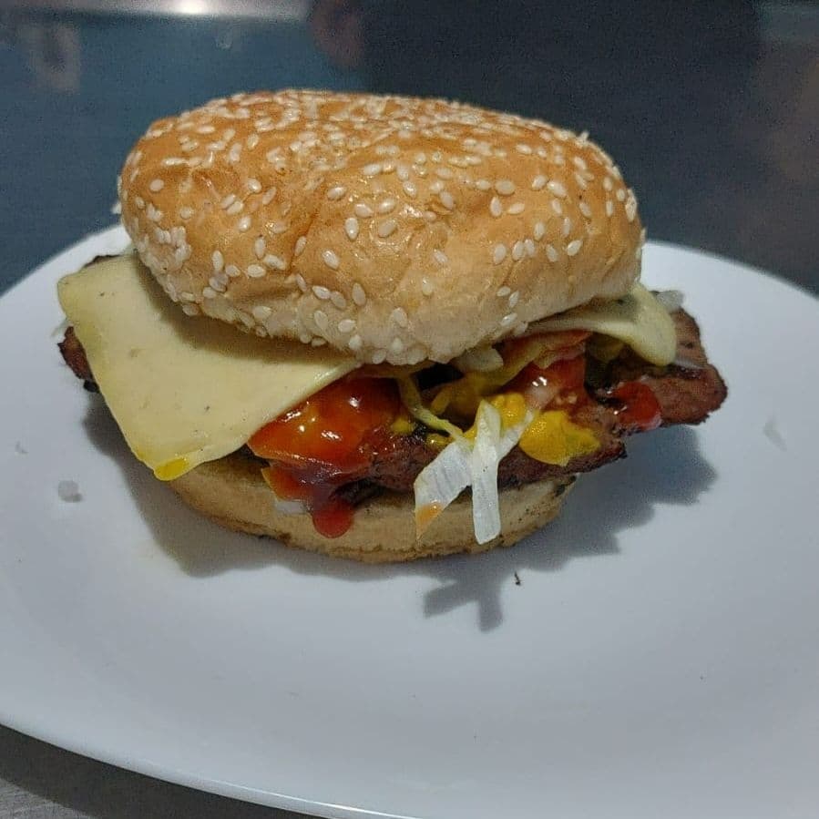Hamburguesa Con Queso