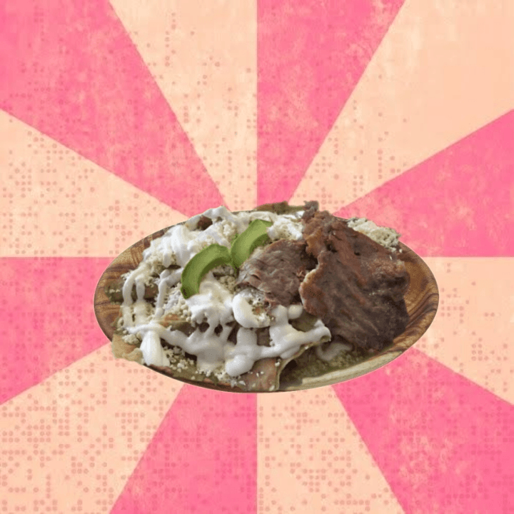 Chilaquiles Verdes con Milanesa