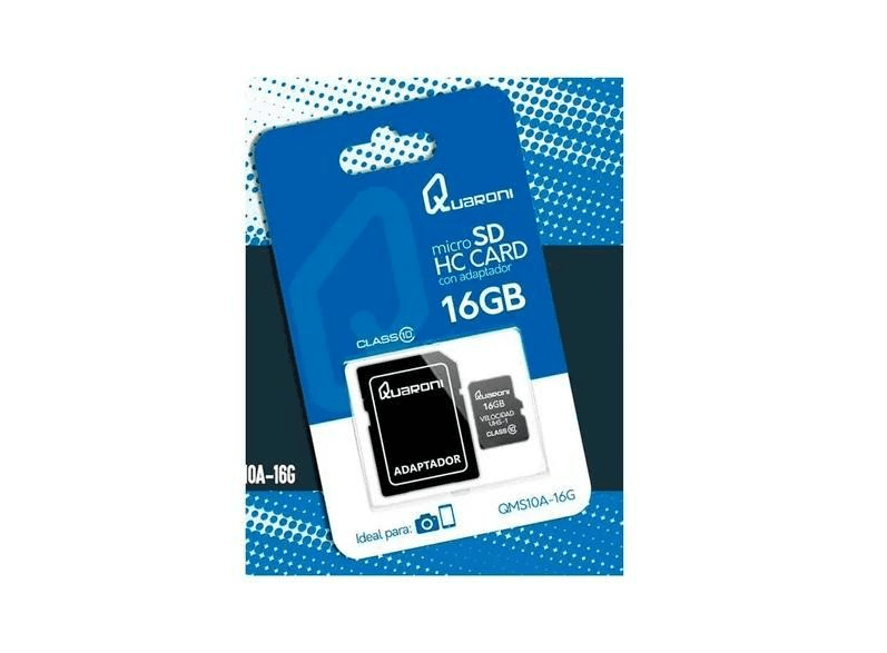 Memoria Micro Sd 16gb Quaroni Class 10