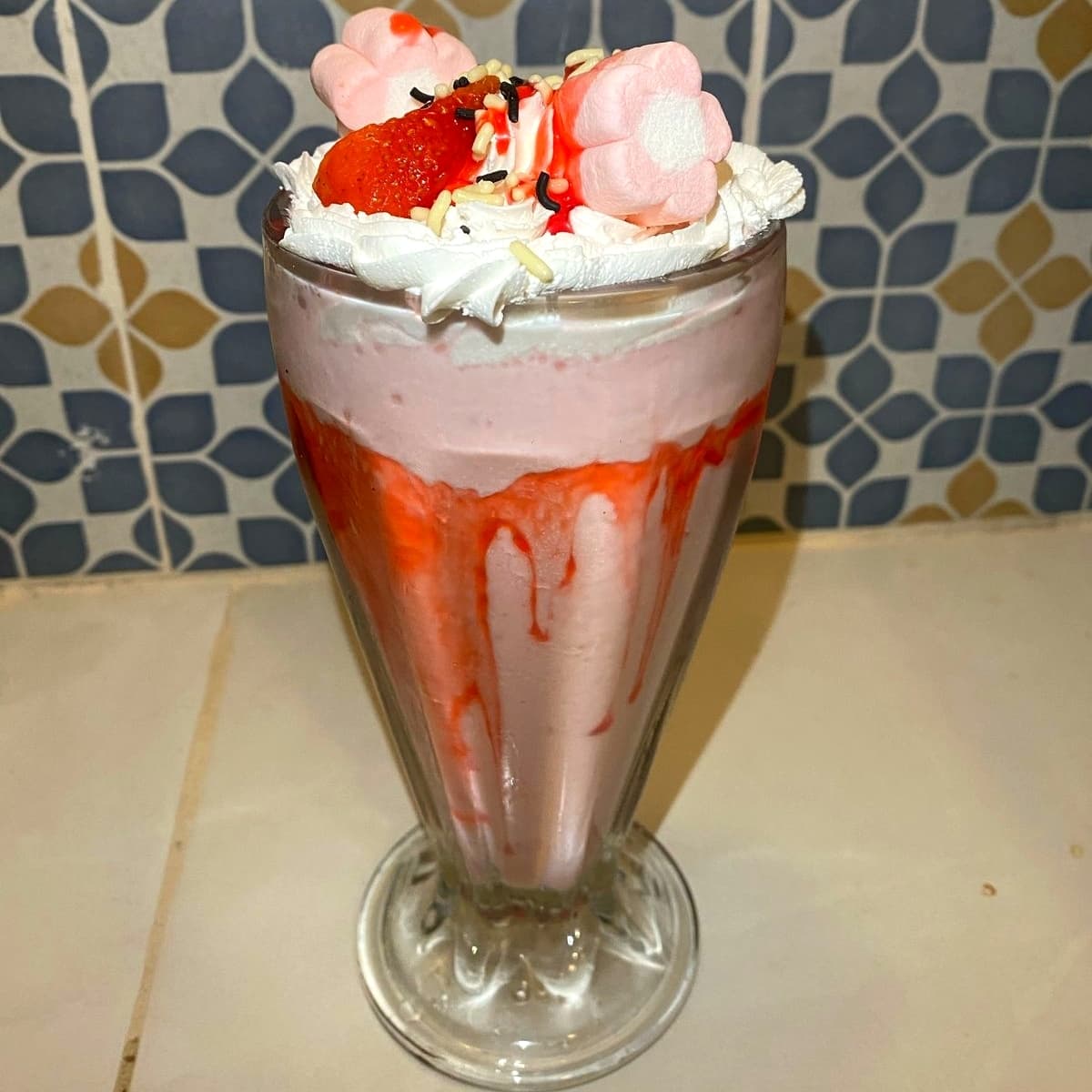 Frappé de Fresa