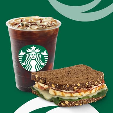 Combo Café Espresso + Sándwich Pechuga y Tocino