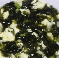 紫菜蛋花汤 Sopa Algas con Huevo