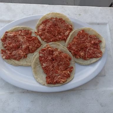 Taco con Queso Combinado (Pastor-Chorizo)