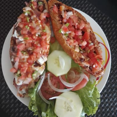 Molletes preparados