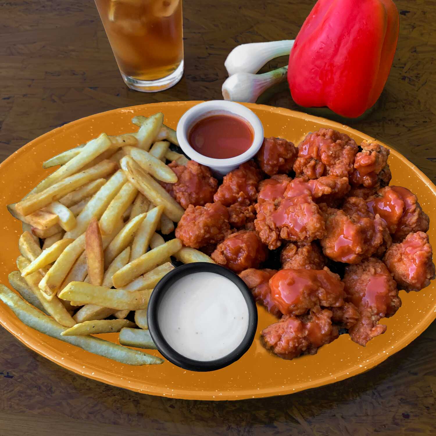 24 Boneless Warumo con Papas
