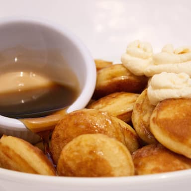 Mini- Hot Cakes  Maple con Philadelphia