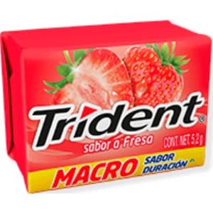 CHICLES TRIDENT FRESA 4´S PZA