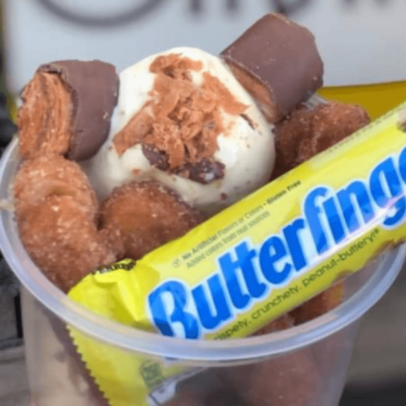 Butter Finger Sundae