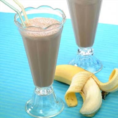 Licuado de Chocomilk con Plátano