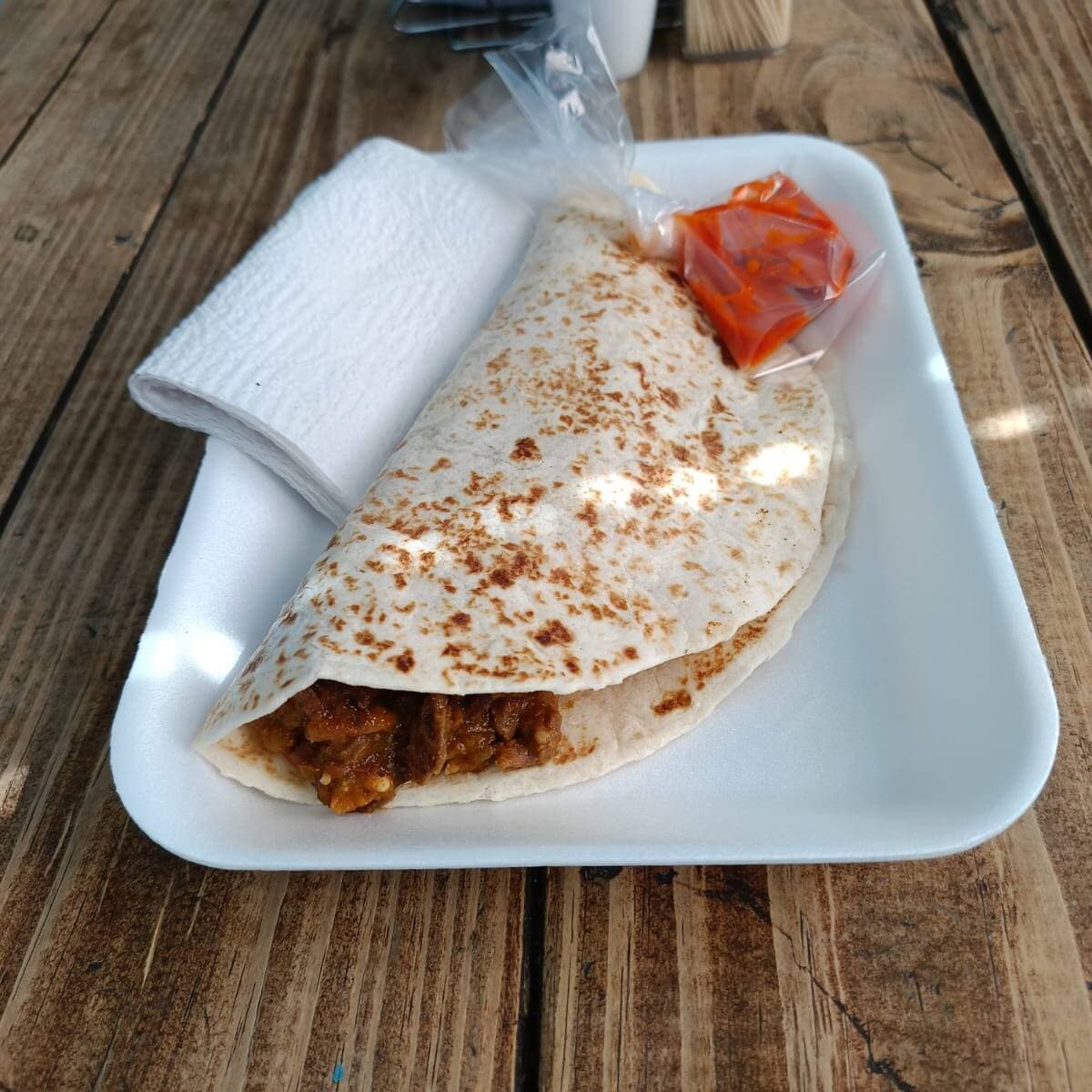 Burrito de Guiso Bisteck Ranchero