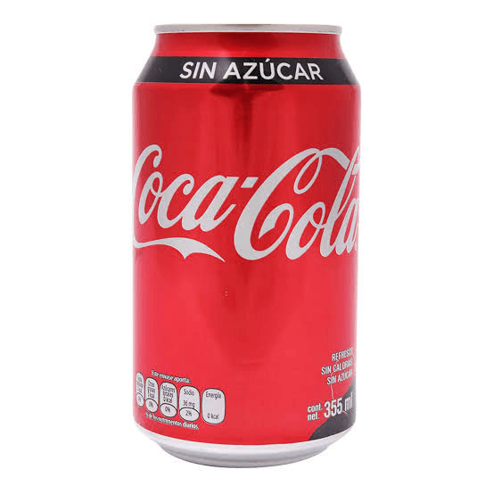 Coca Cola Lata Sin Azucar