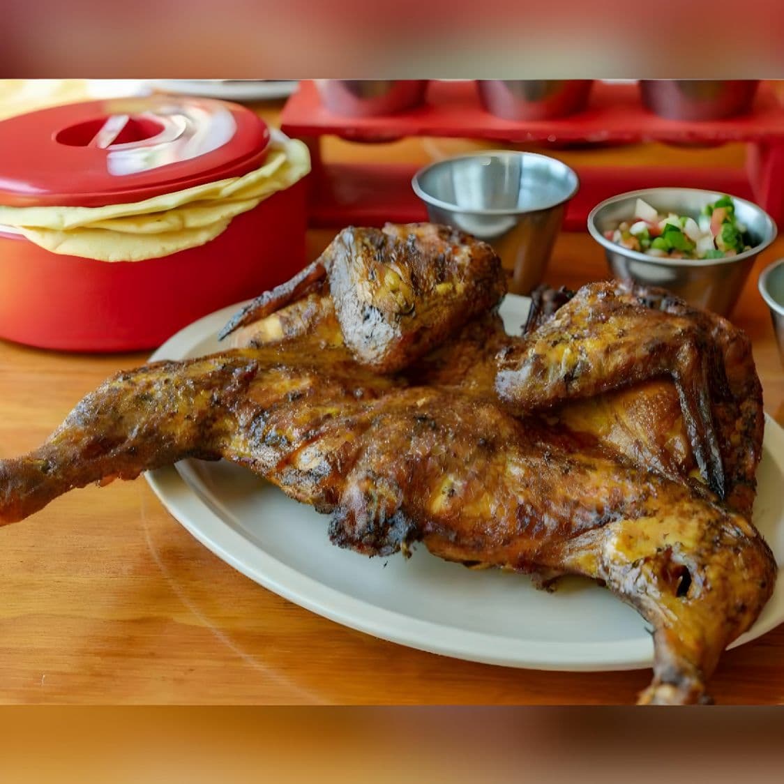 3/4 Pollo Ahumado