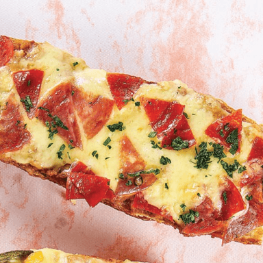 Molletes de carnes frías