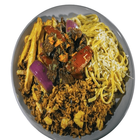Lomo Saltado, Arroz Chaufa y Tallarín