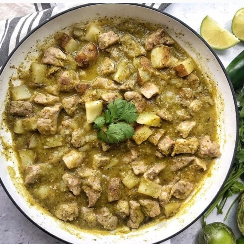 bistec en salsa verde