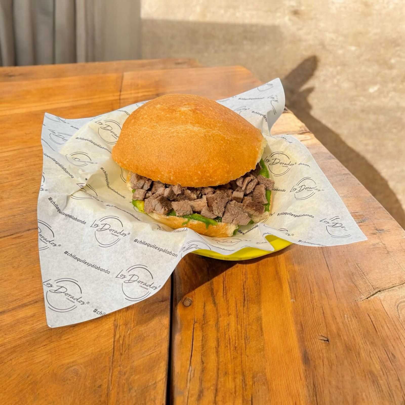 Torta de Arrachera