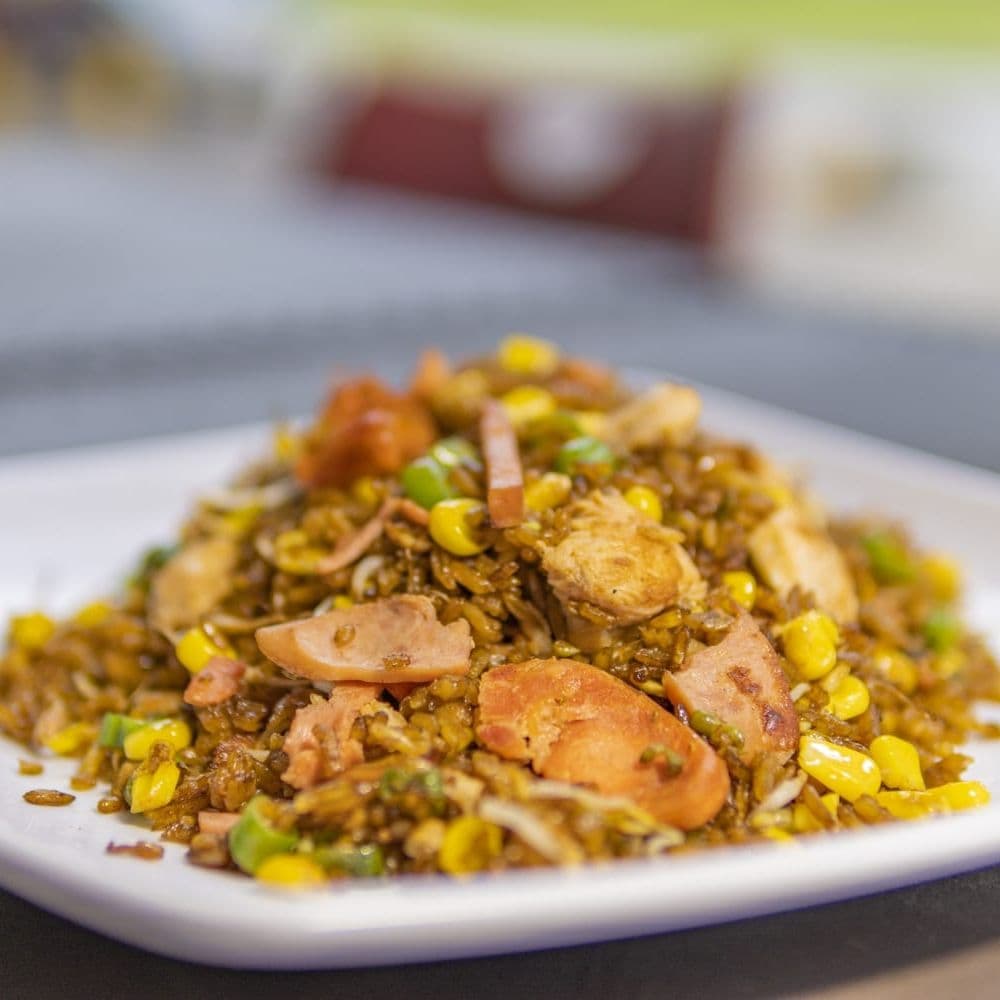 Combo Arroz Ranchero + Proteina + Papas + Bebida