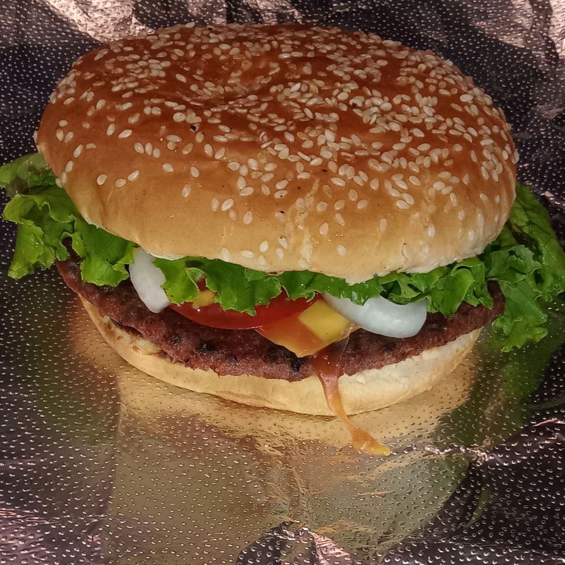 Hamburguesa sencilla