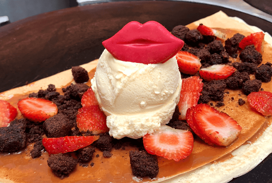 Crepe BF Dulce Leche Fresa